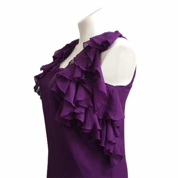 GO International purple mini dress. Sz 11 - Picture 4 of 9